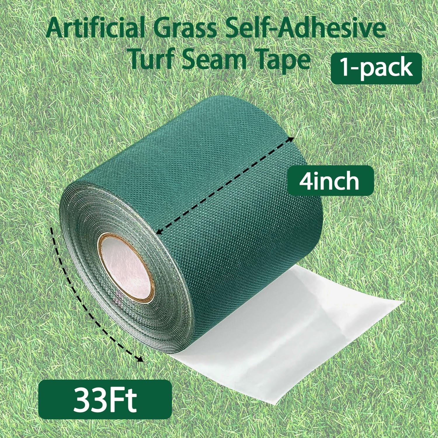 SingleSided 4 Inch x 33 FT Artificial Grass SelfAdhesive Turf Seam Tape