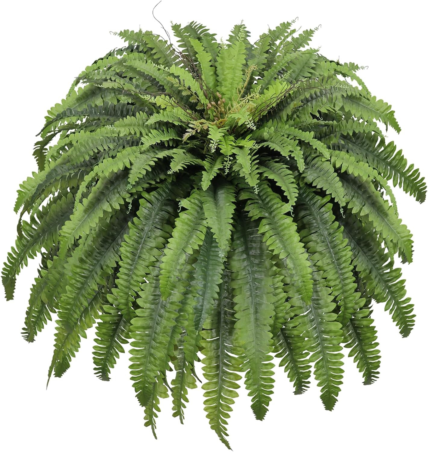 50″ Fake Ferns Artificial Plants Large, 98 Fronds Artificial Ferns for Outdoors