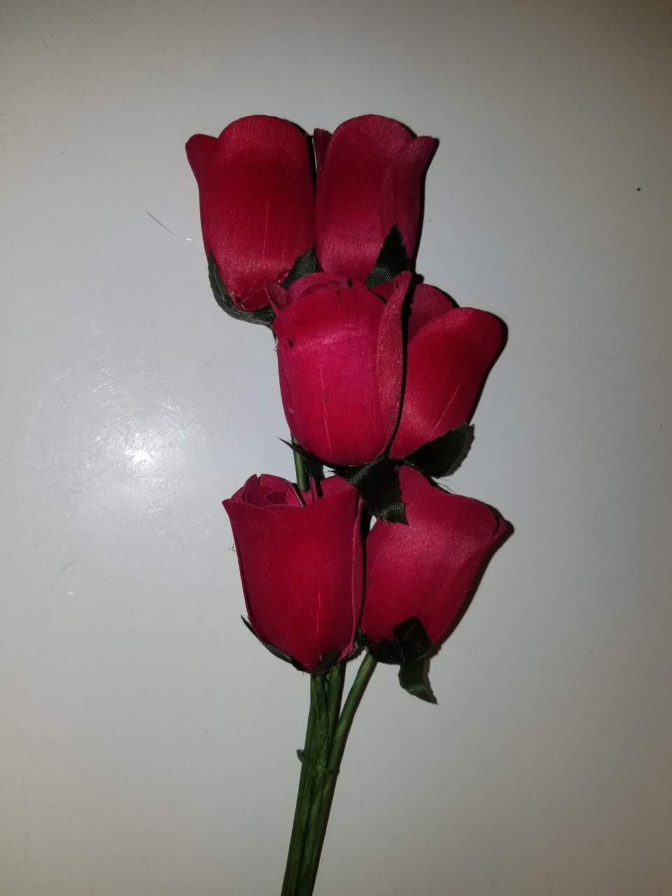 1/2 Open Wood Roses (Reds & Burgundy)