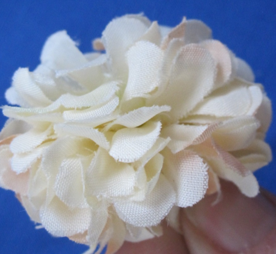 #6 Lot-49 Small/Medium Layers Used Silk Flower Petals 1-3″ Brads Multiple Colors