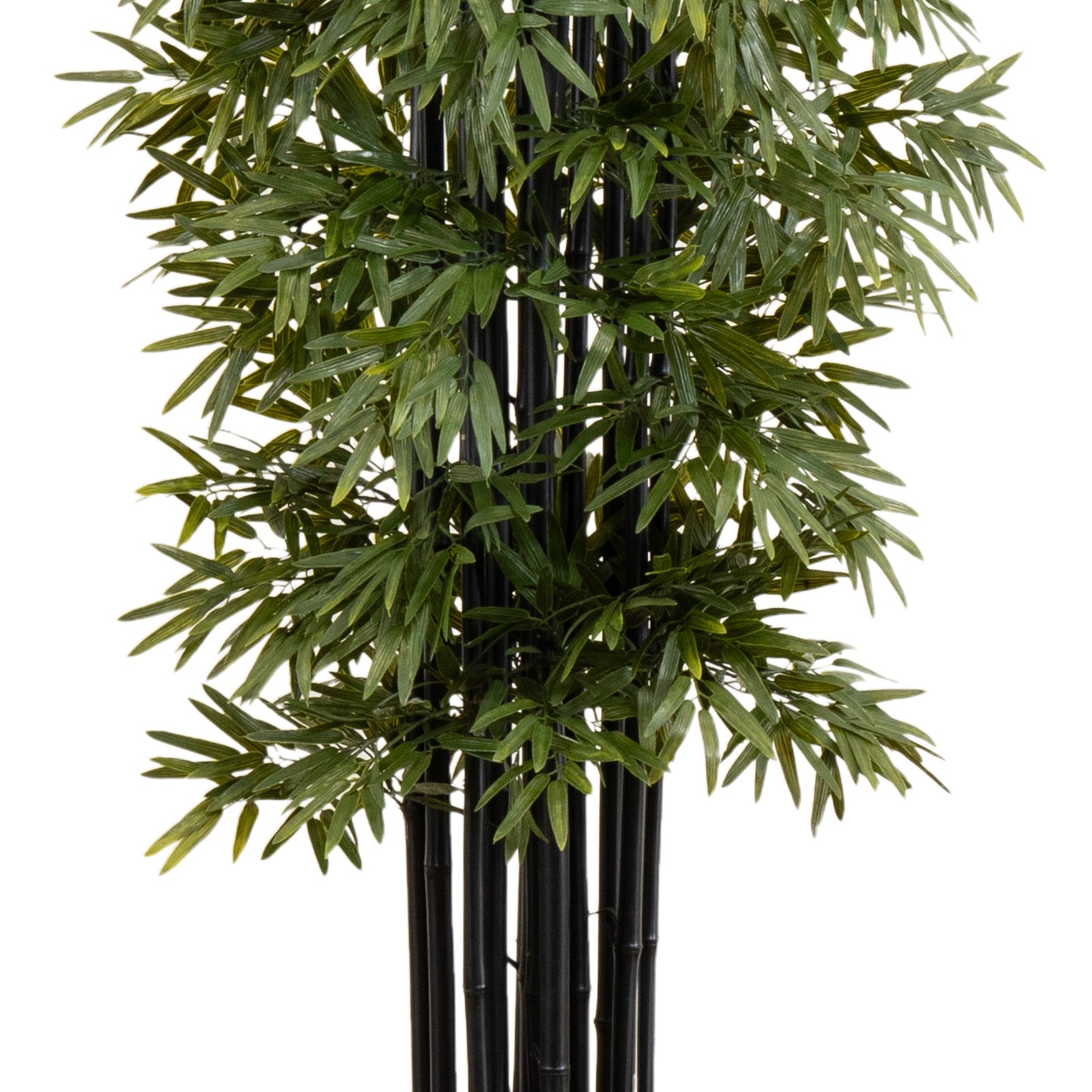 Indoor/Outdoor 84″ Bamboo Artificial Tree with Black Trunks UV Resistant