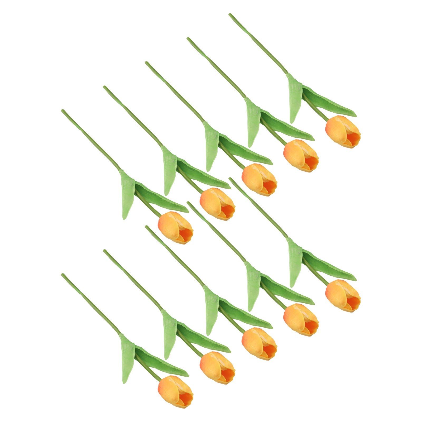 Handmade Simulation Tulip Flowers Pack of 10 Perfect for Various Occasions