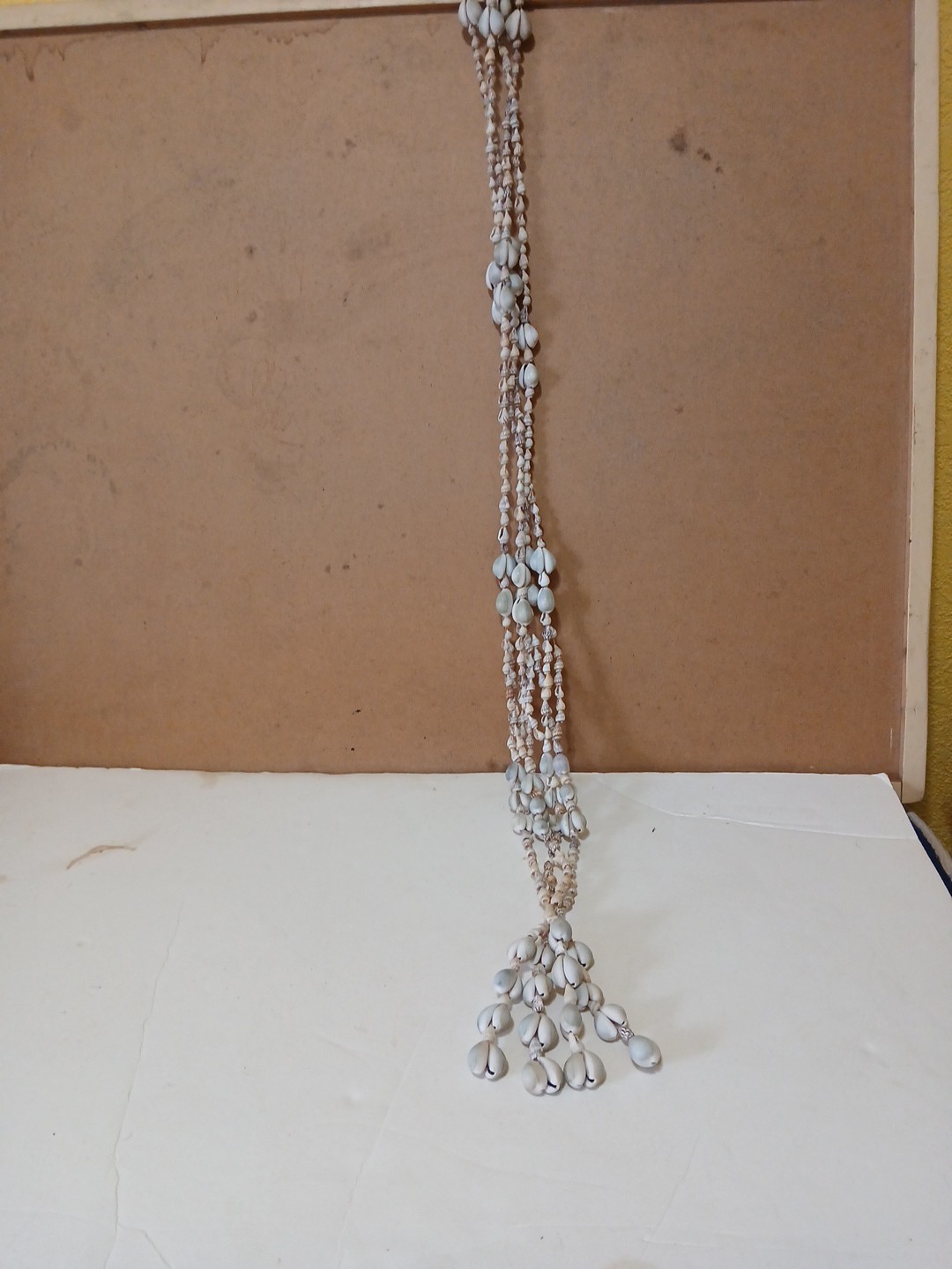 SEA SHELL PLANT HANGER ALL SHELLS NO FILLERS Approximately 36″