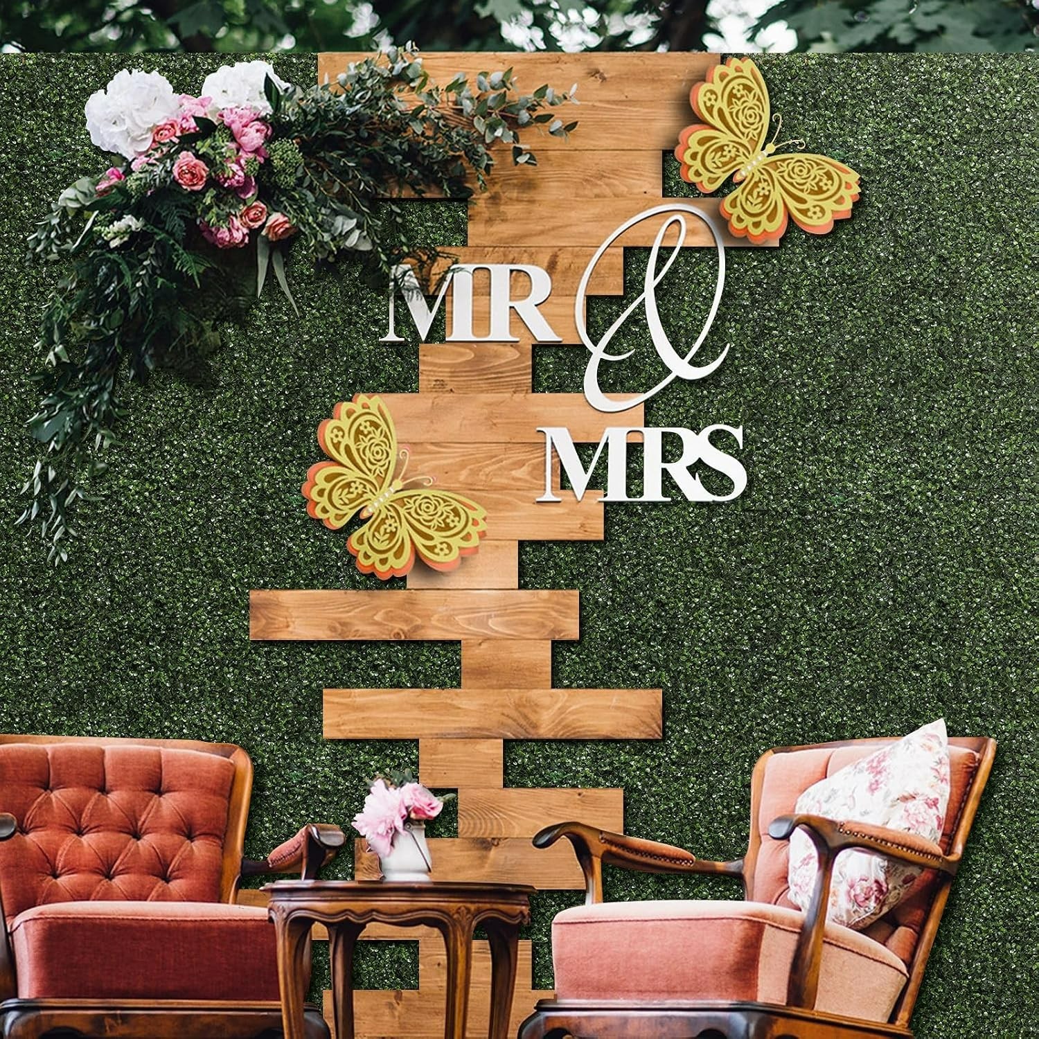 Elegant 12PCS 10”×10” Artificial Boxwood Panels for Indoor/Outdoor Decor