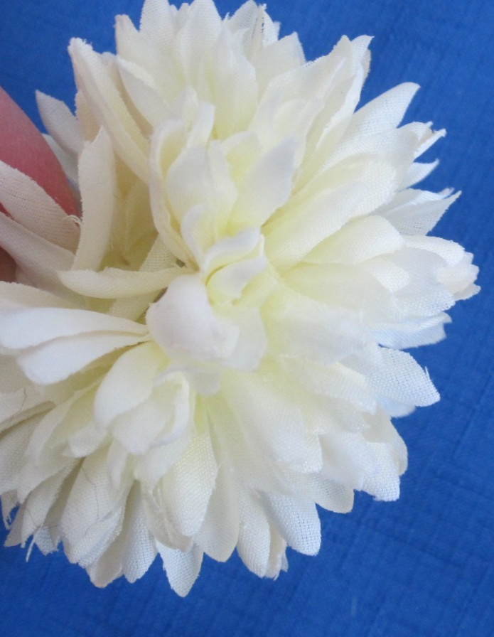 #6 Lot-49 Small/Medium Layers Used Silk Flower Petals 1-3″ Brads Multiple Colors
