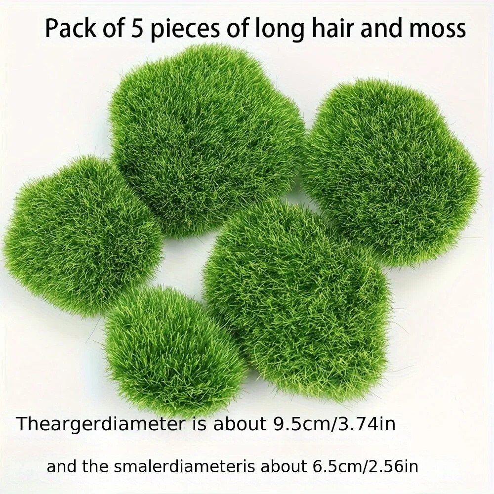 New Design 1  5  8 pcs artificial simulated moss lawn decoration DIY simulated