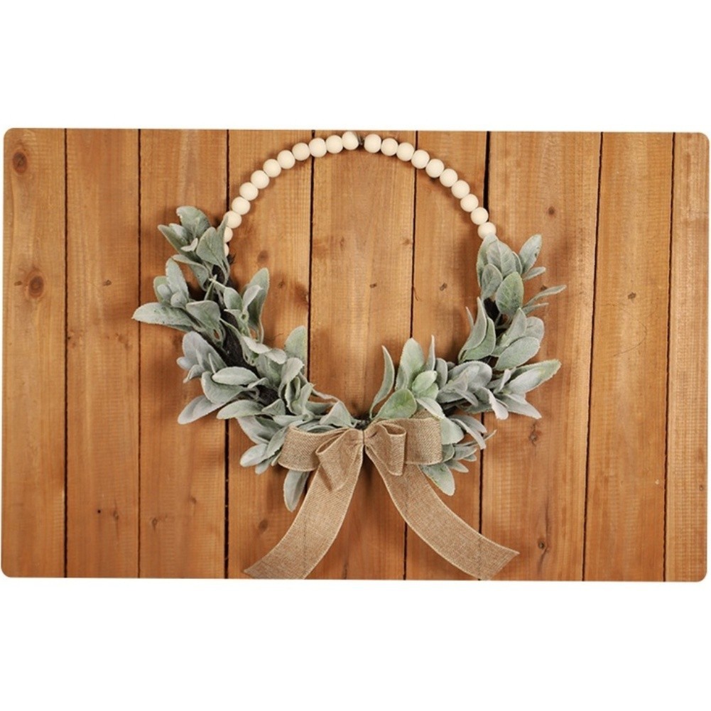 Realistic Artificial Eucalyptus Wreath for Spring Festive Wall Decoration