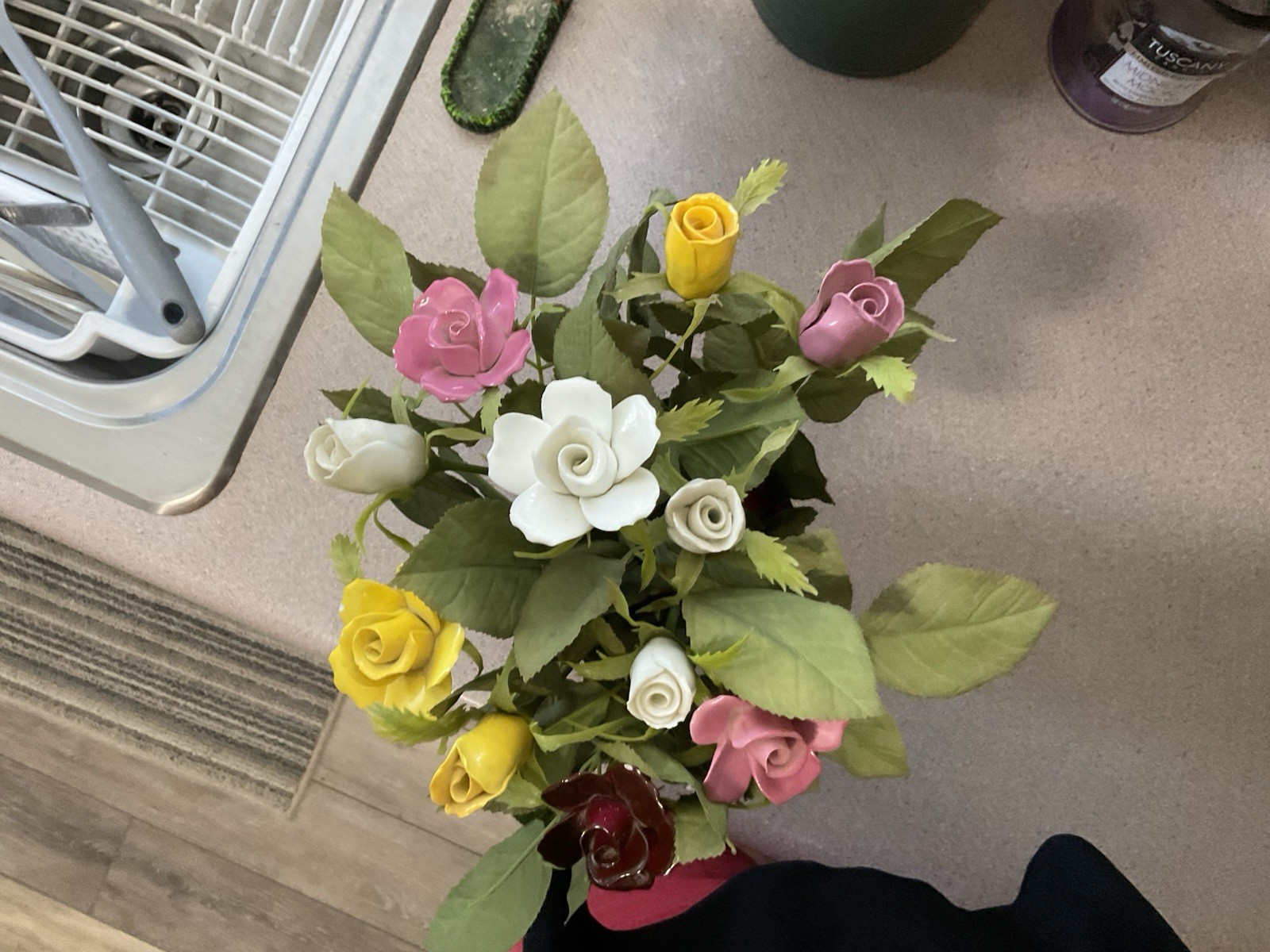 Porcelain Roses and Buds