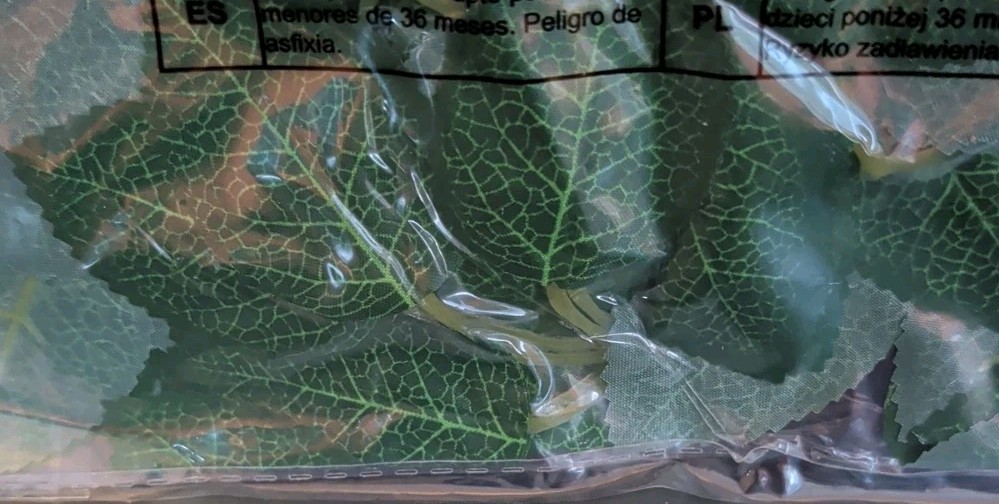 50pc Artificial Green Leaves Fake Rose Leaves Plastic Silk Greenery