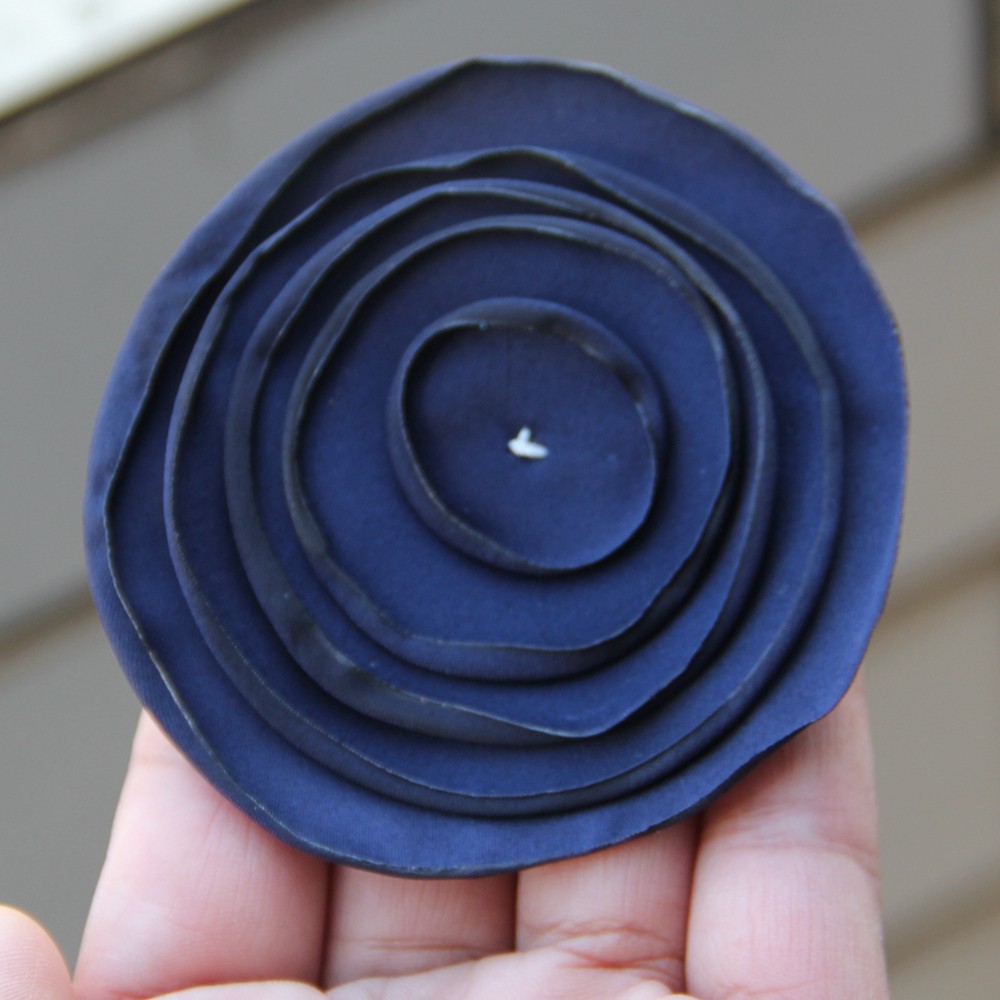 7.5cm Fabric Flower Handmade Cloth Flowers Hand DIY Material Wedding Accessories