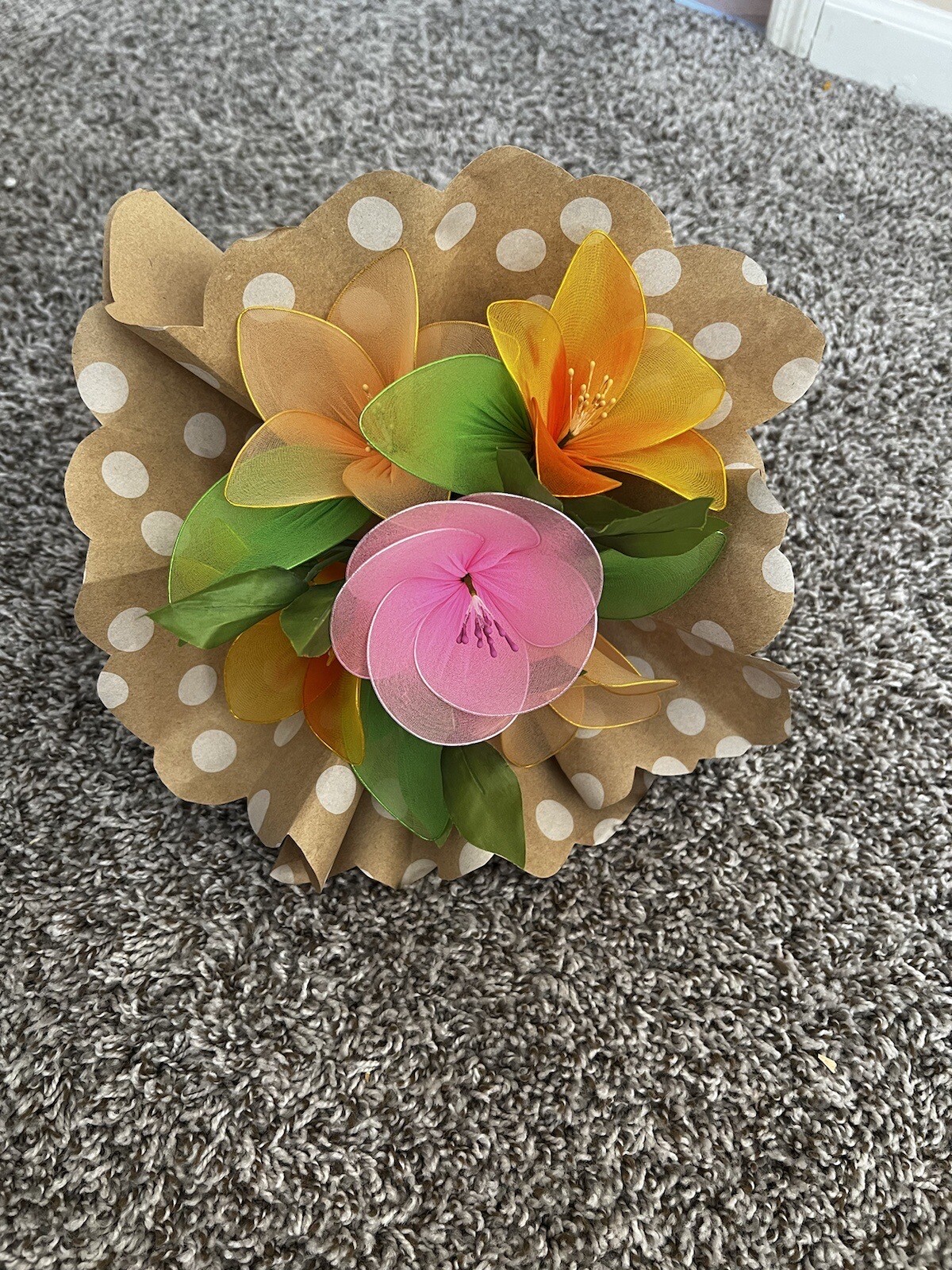 Hand Made Nylon Flowers