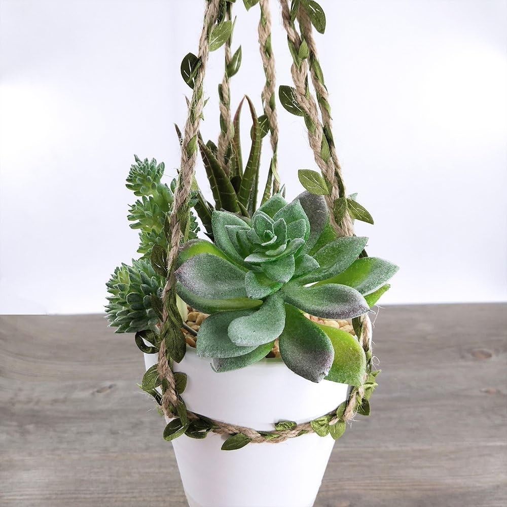 5 Pcs Assorted Artificial Succulents Plants Unpotted Small Green Cactus Echeveri