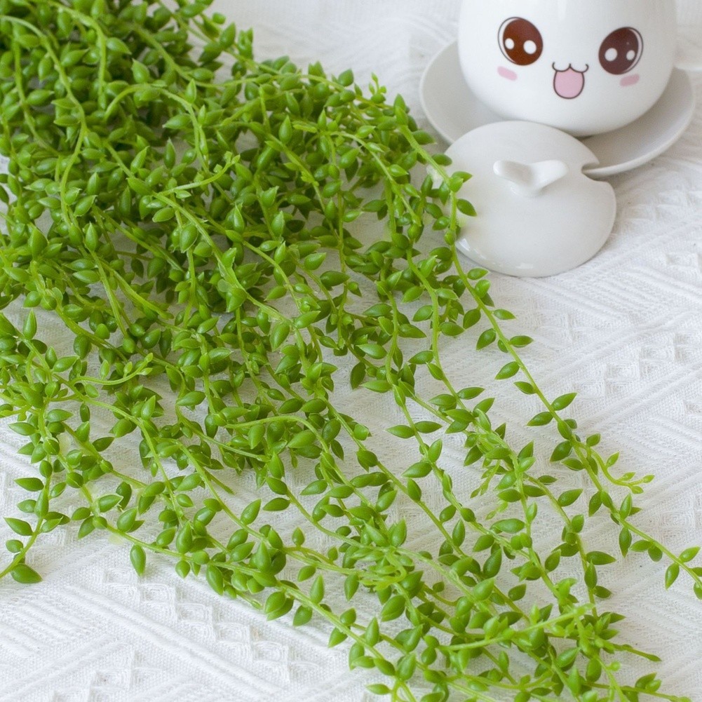 Decorative for accent Artificial Succulent String Aesthetic Appeal Lifelike