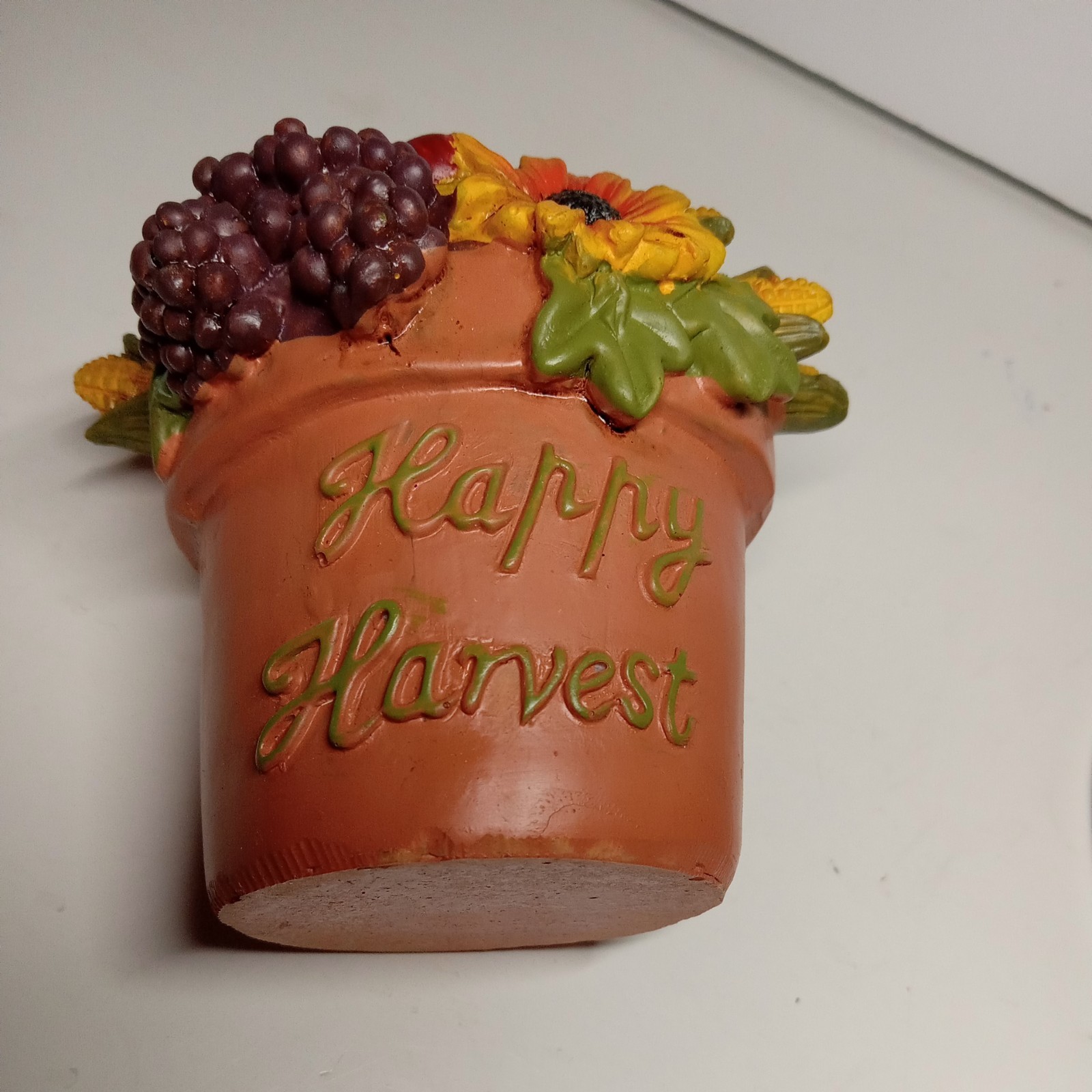 TABLE DECOR MINI POT DECOR TOP FRUIT PUMPKIN SUN FLOWERS TABLE DECOR RESIN