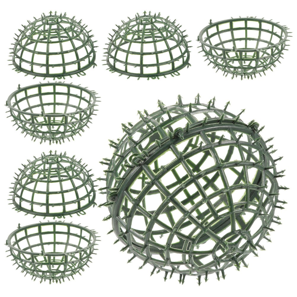 4Pcs Plastic Artificial Plant Topiary Ball Support Rack Green Flower Arrangement