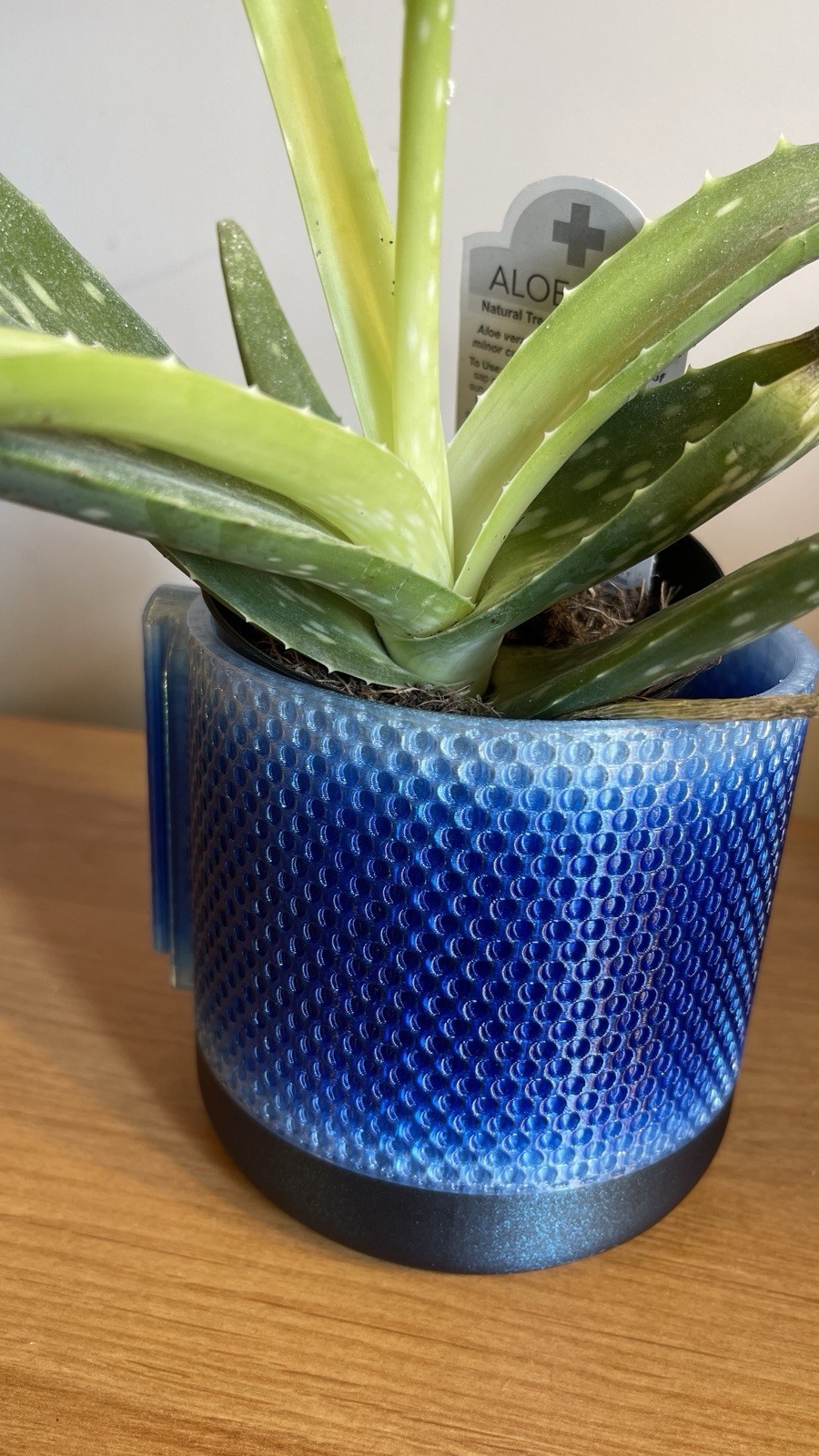 Succulent/planter indoor wall mounted – custom 3D printed