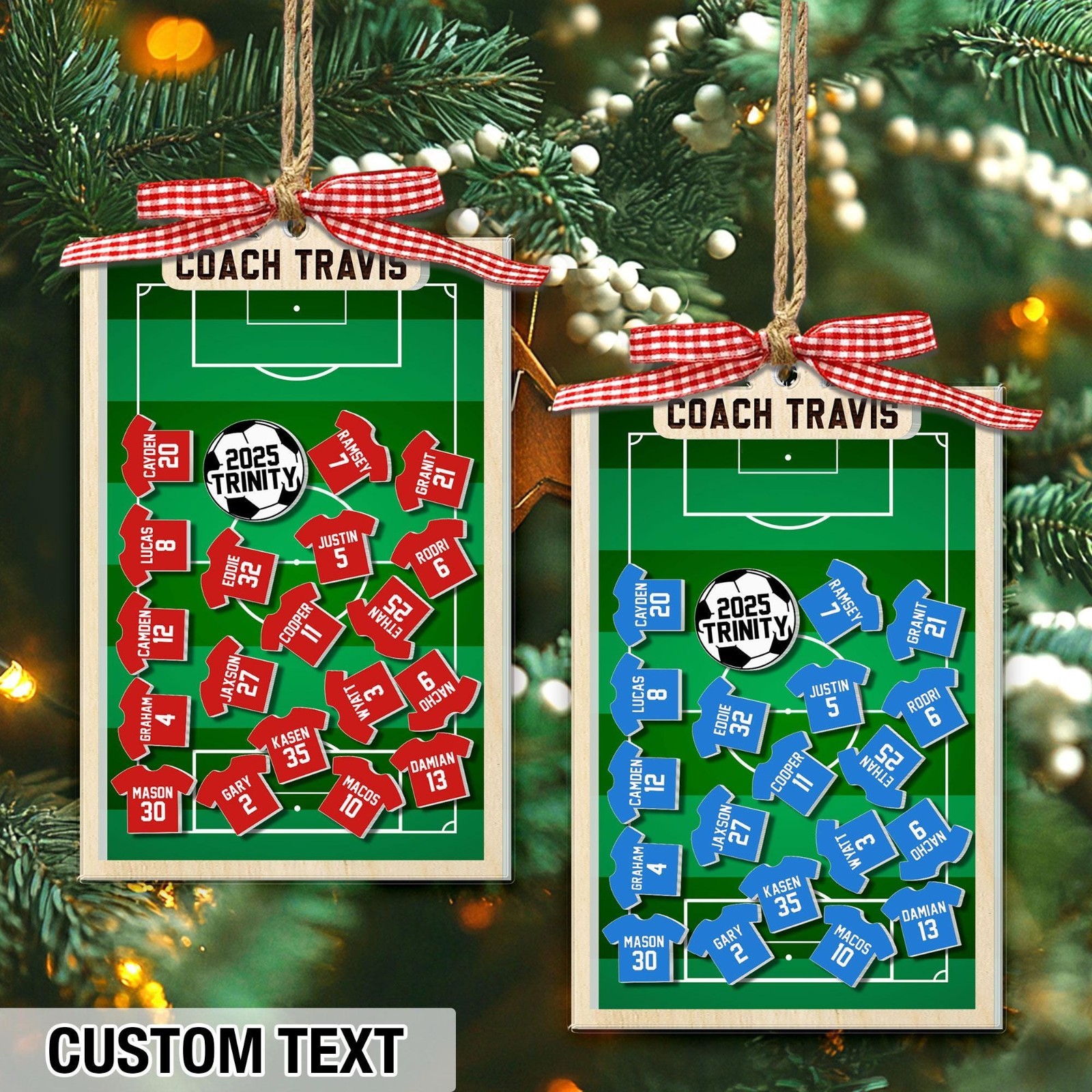Personalized Soccer Coach Gift – Thank You Magnet with Team Names, Soccer Coach