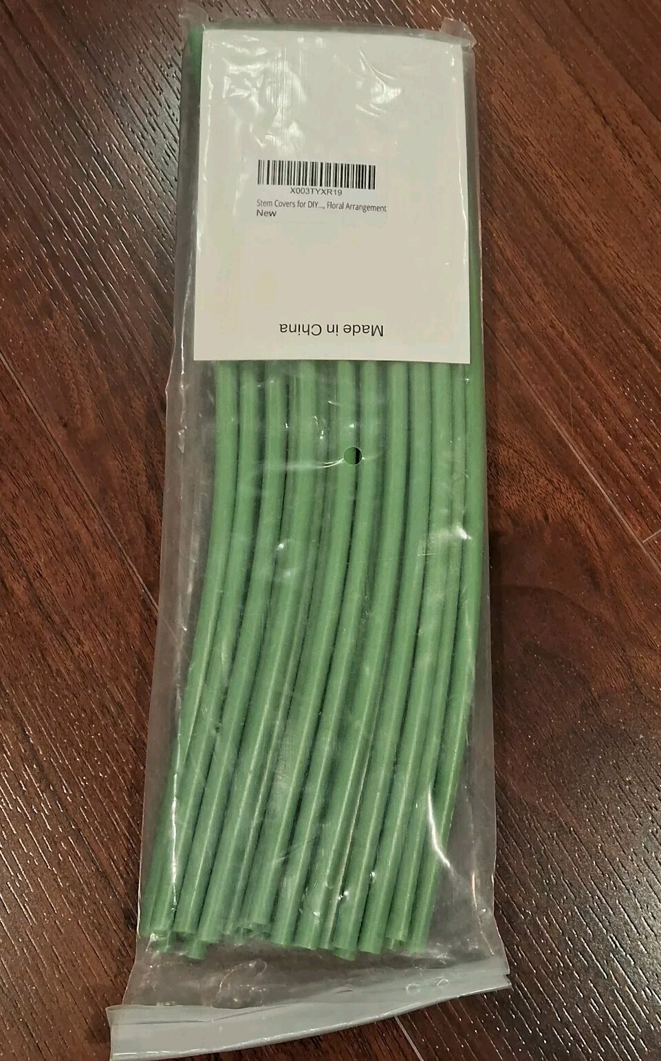 NEW (open pkg) 1/4″ Stem Covers DIY Floral Arrangements 12.25″ Tall 29/30 Pieces