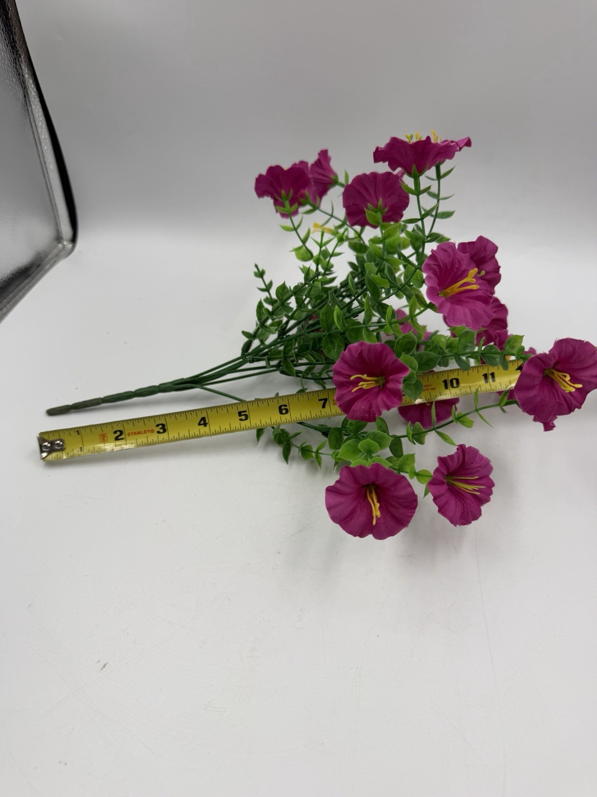 12 Pcs Artificial Hanging Calibrachoa (Million Bells) Pink Floral Arrangement
