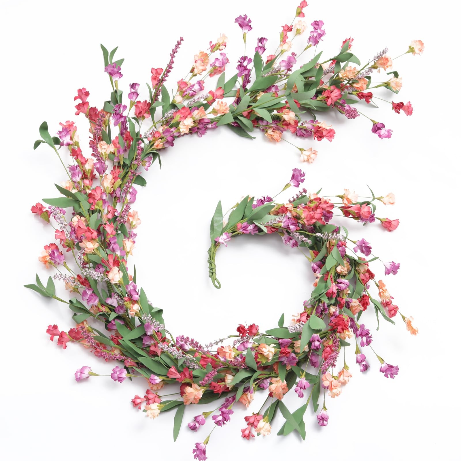 Flower Garland 6Ft Spring/Summer Garland Floral Garlands for Mantle All Year …