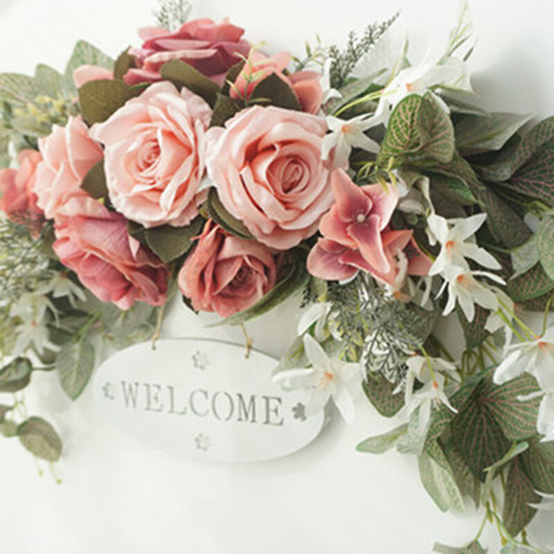 30in Wedding Arch Flowers Artificial Rose Swag for Lintel Decor Party Ornament