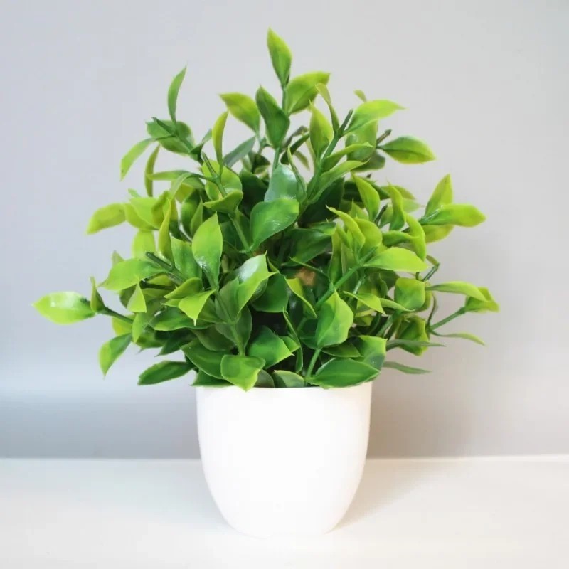 Artificial Potted Plants Fake Greenery Indoor Home Office Decor_New