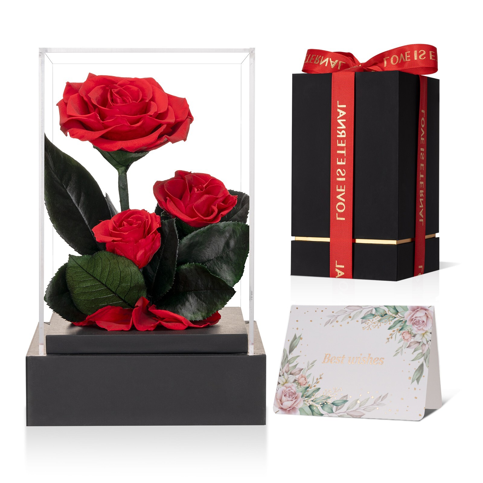 Lasting 3 to 5 Years Forever Fresh Flower Preserved Rose Eternal Gift for Womens
