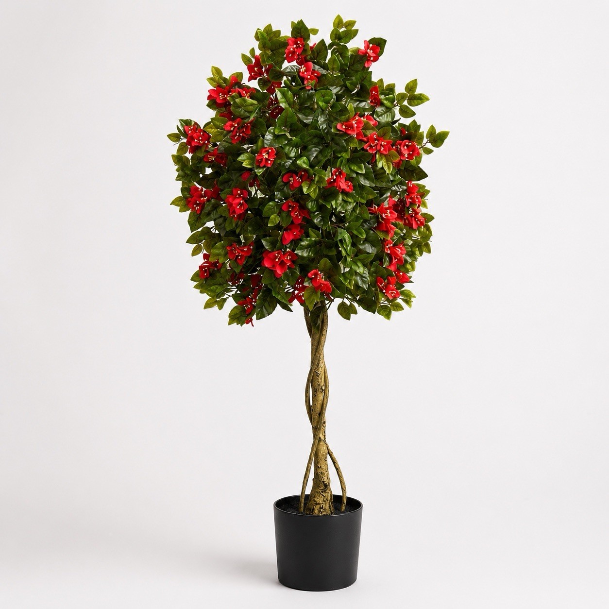 5’ Bougainvillea Flower Artificial Topiary Tree Home Decor UV (Indoor/Outdoor).