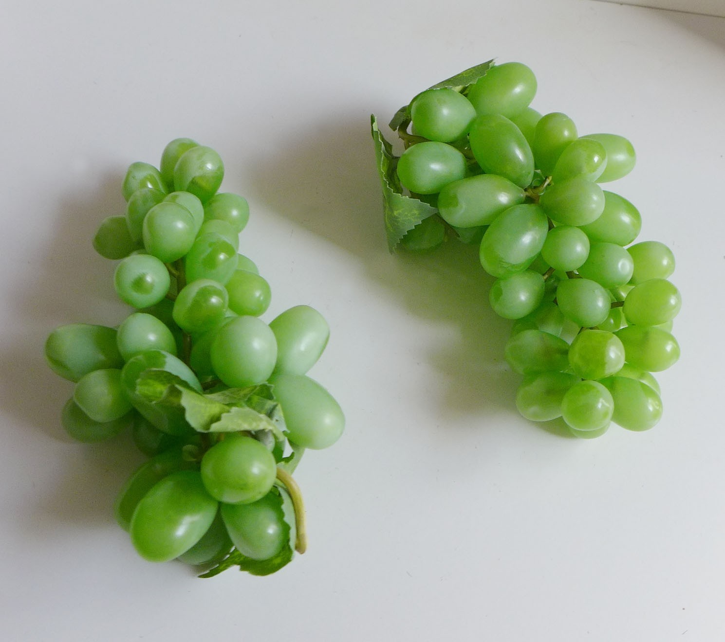 90″ Artificial Grape Leaf Vine With 3 Bunches Green Grapes Garland Home Decora