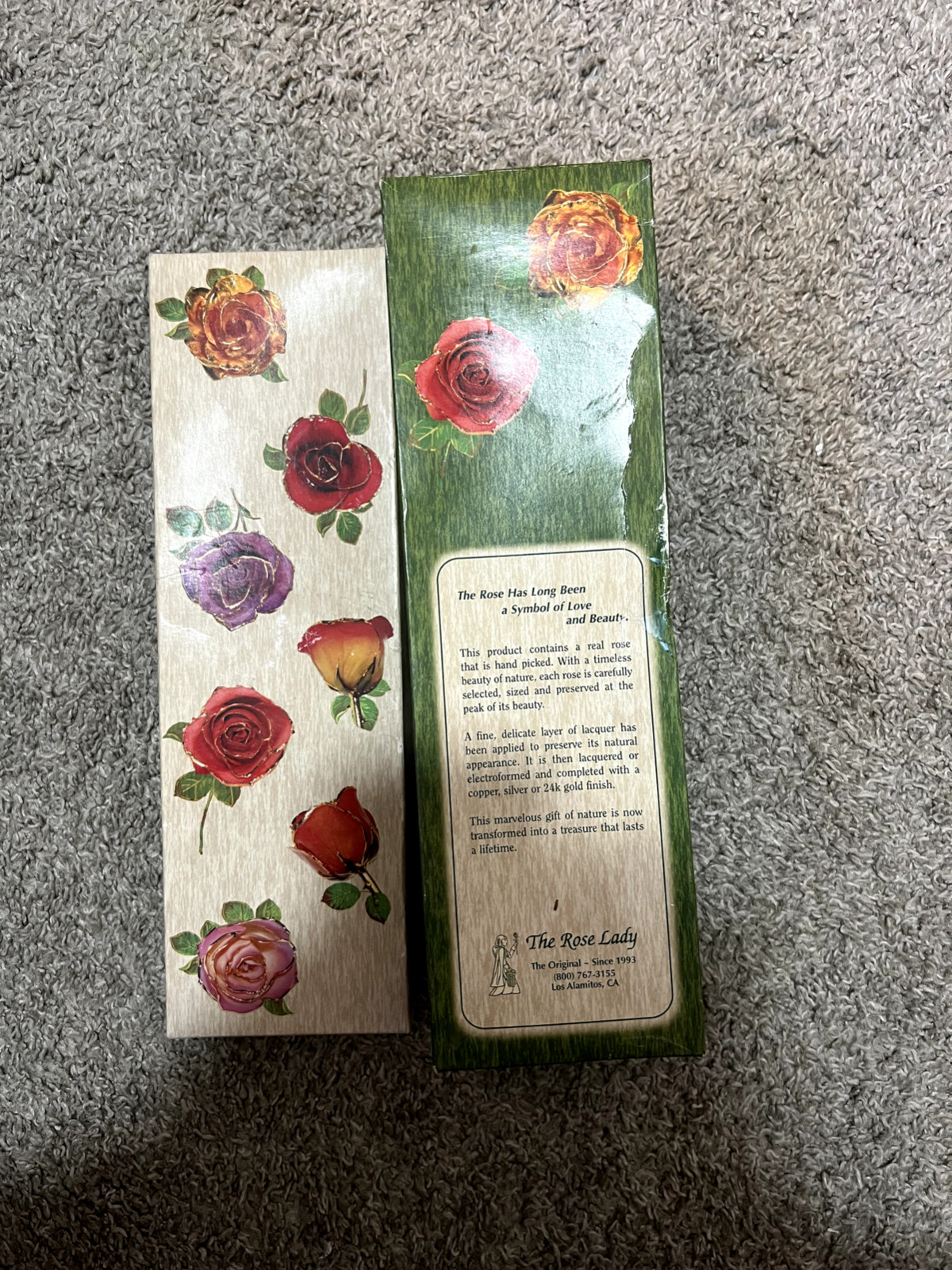 Gold Trimmed Rose (BRAND NEW) – FREE SHIPPING