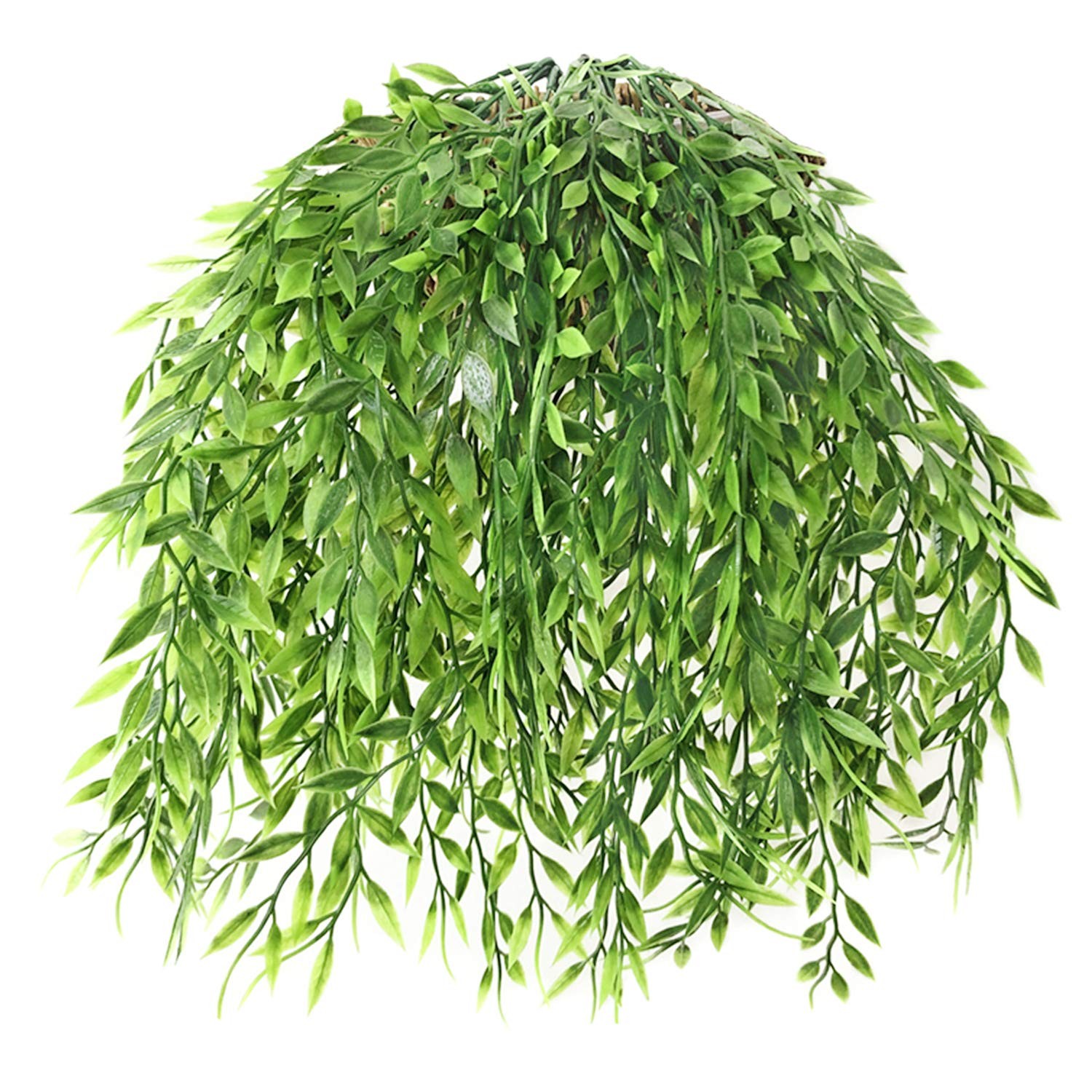 Artificial Hanging Plants, Fake Vines Plastic Ivy Greenery Christmas Decorati…