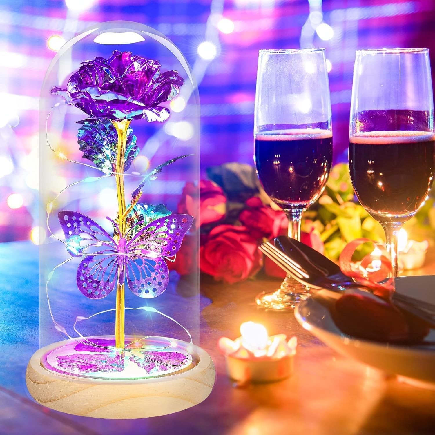 Valentines Day Rose Gifts for Her,Valentines Day Flowers Gifts for Mom Women Gir