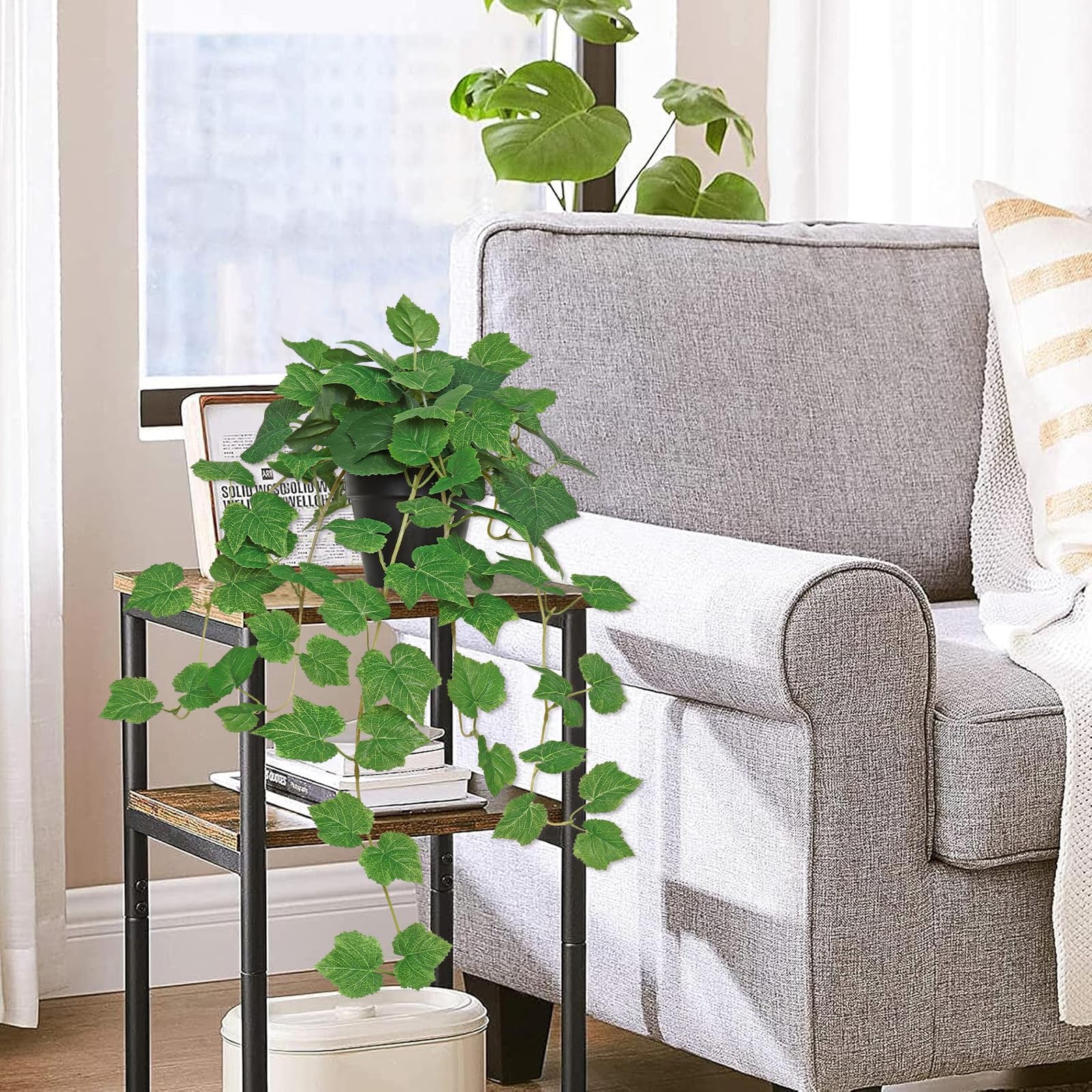 Artificial Plants Fake Pothos Ivy Plant Silk Plant for Home Decor Indoor in P