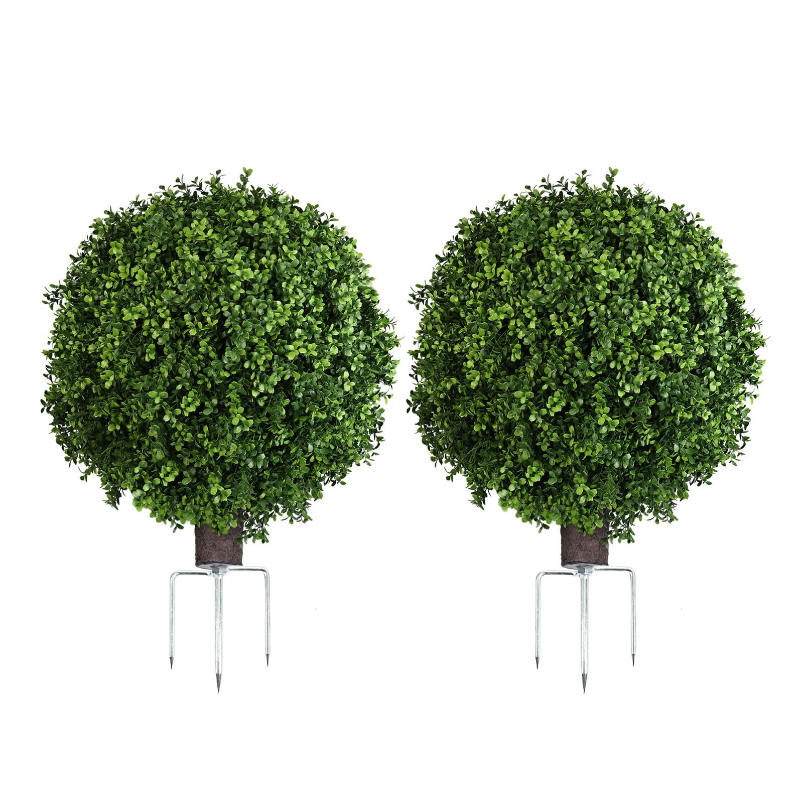 Artificial Boxwood Bush- Faux Boxwood Decorative Balls for Backyard, Balcony,…