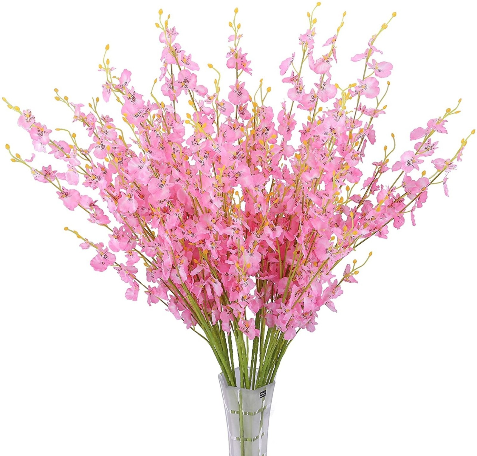 12pcs 37″ Artificial Dancing Lady Orchids Flowers Silk Tall Floral Stems