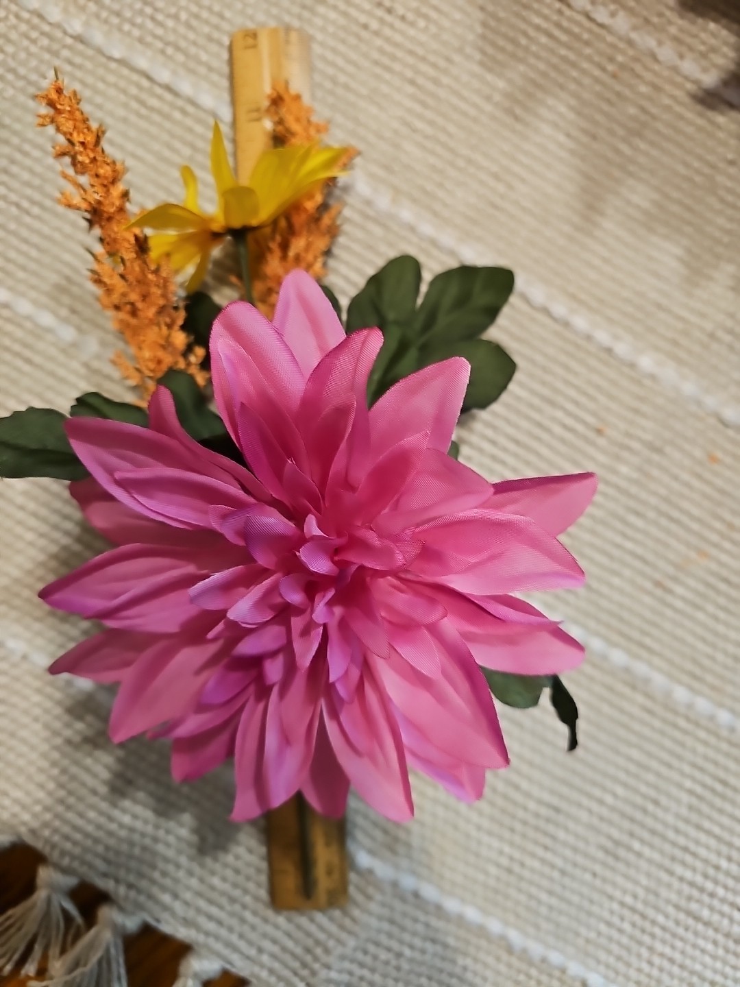 16 NEW 11″ SPRING SUMMER DAHLIA DAISY Floral Pick Decor Flower FREE SHIP pink