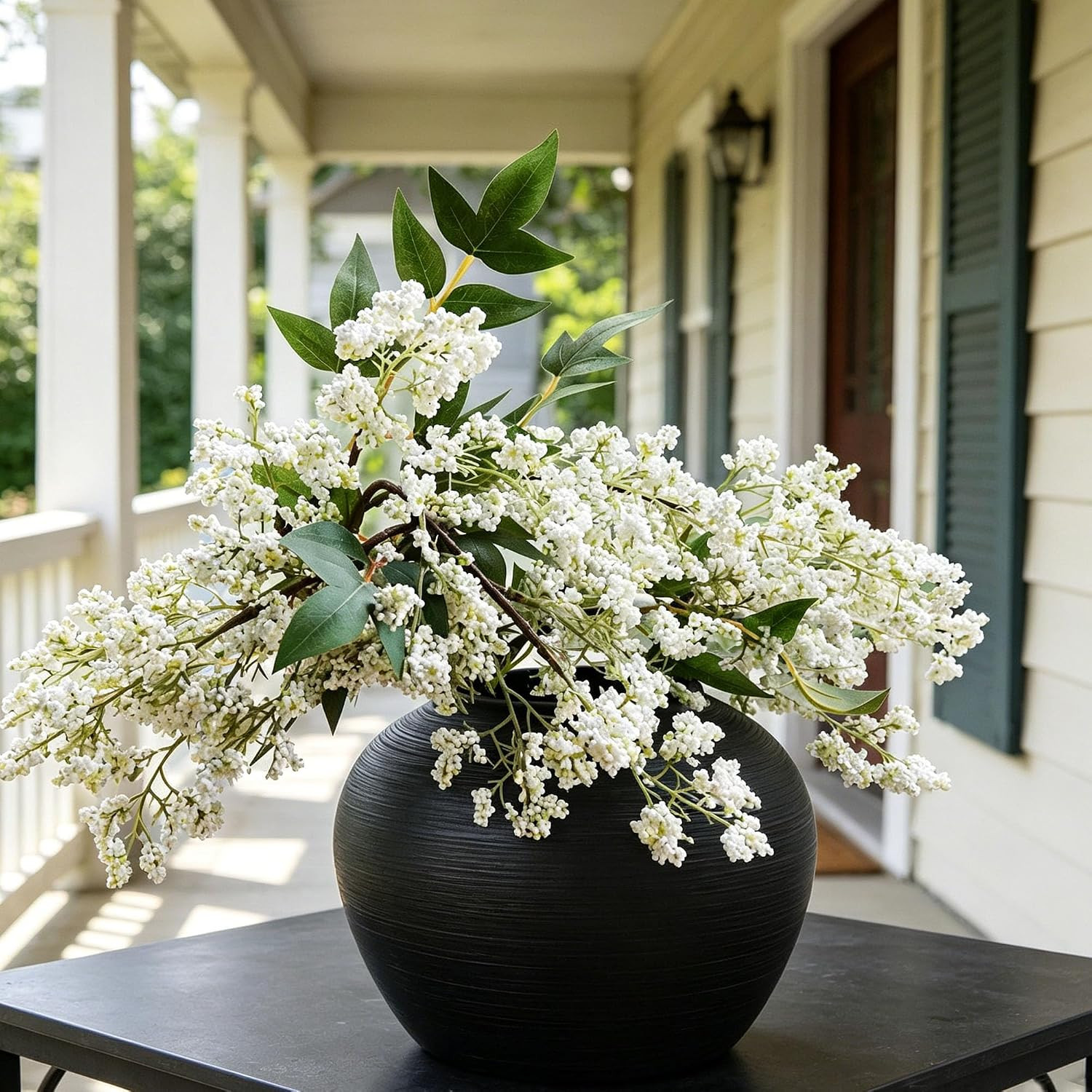 Summer Berry Stems – 3 Pcs 43″ Faux Flowers for Home Decor Vases