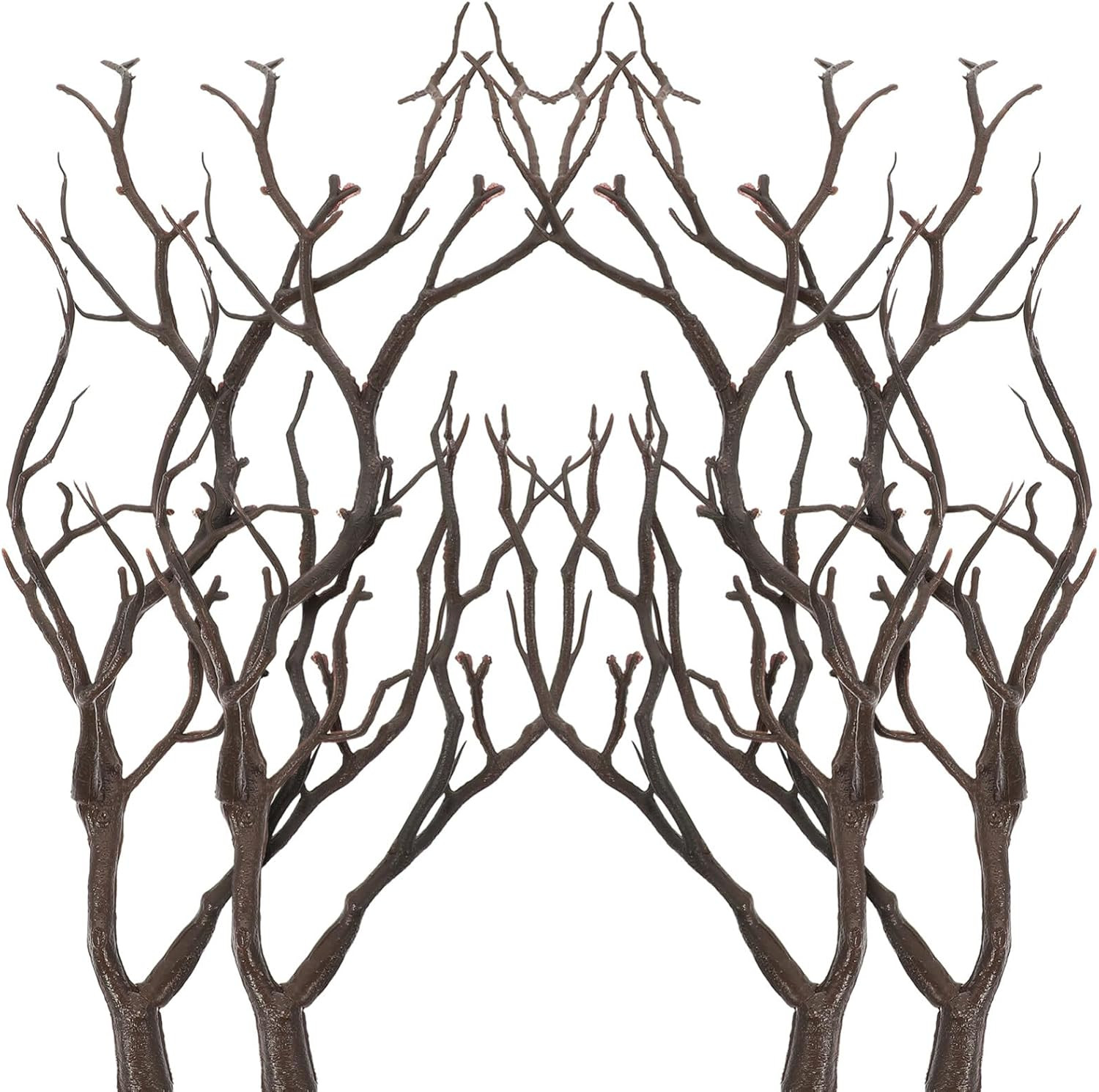 DECHOUS Plastic Tree Branches, 4Pcs Manzanita Branches Halloween Decor Artificia
