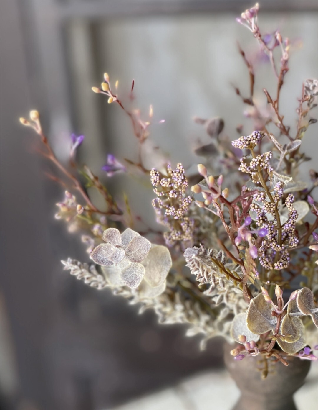 11-1/2″ Wheat Eucalyptus Floral Pick Decor Accent