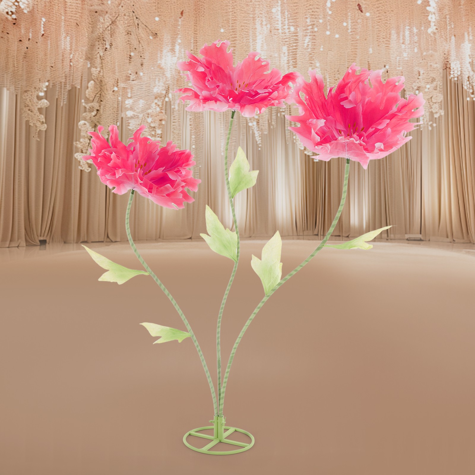 Giant Artificial Flowers Wedding Artificial Flower Decoration Stand Artificial