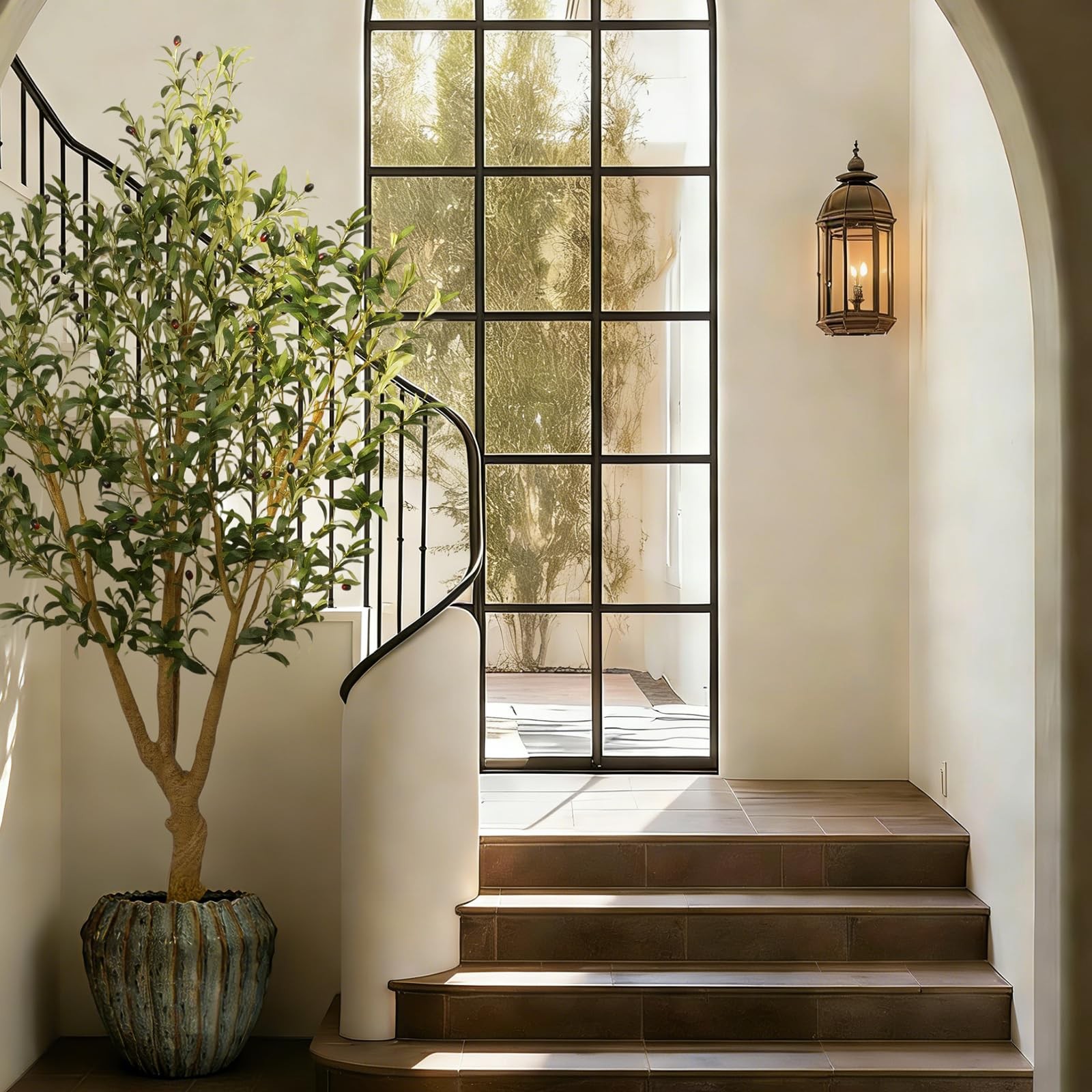Artificial Olive Tree 7FT Faux Plants for Home Office Indoor Decor