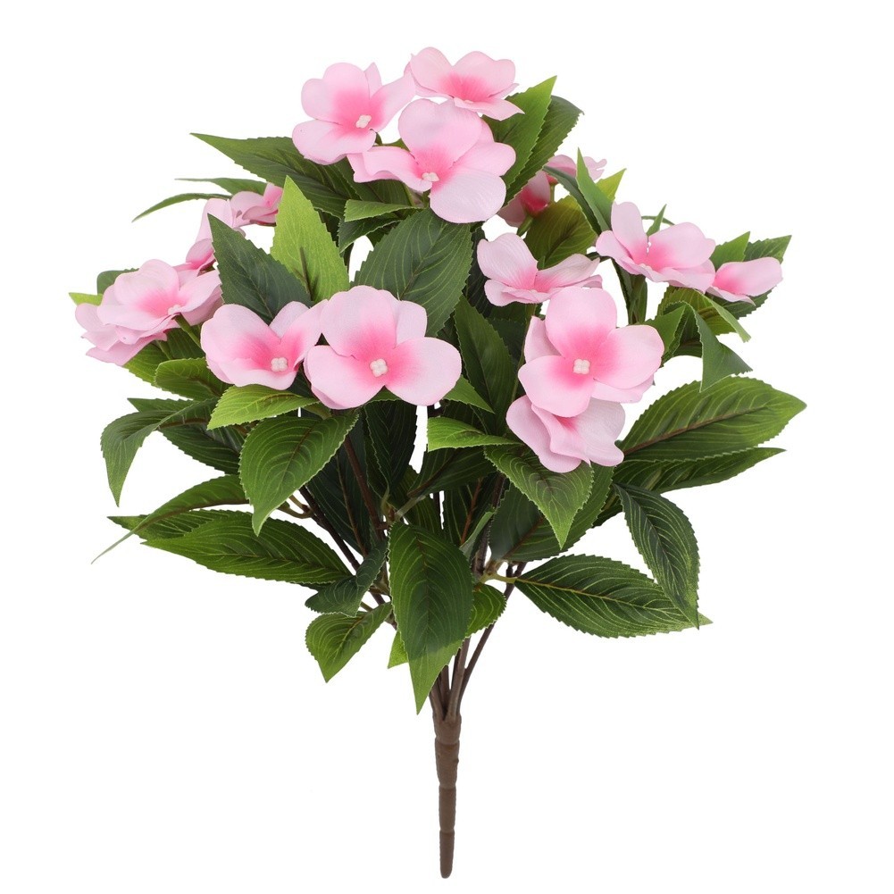 Artificial Silk Bouquet in White Pink Red Yellow Flower Red Purple 25x38cm Size