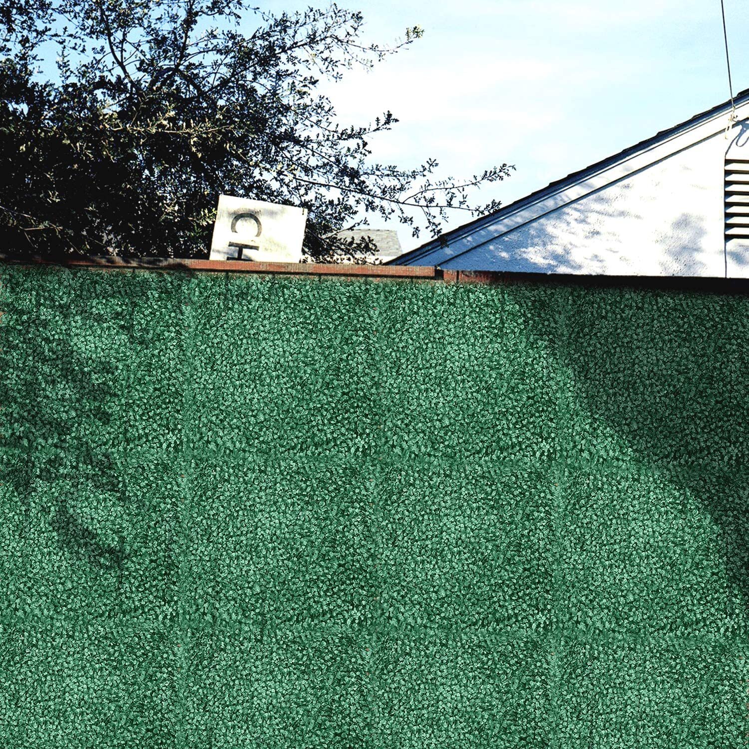 20 in Artificial Faux Boxwood Leaf Fence Panel Home Wall Plant Decor Grass Mat