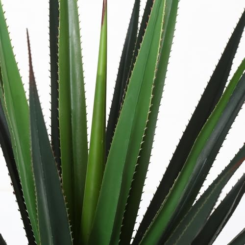 Realistic Agave Plant Artificial, Spiked Succulent Faux Agave Plants, 3FT 2