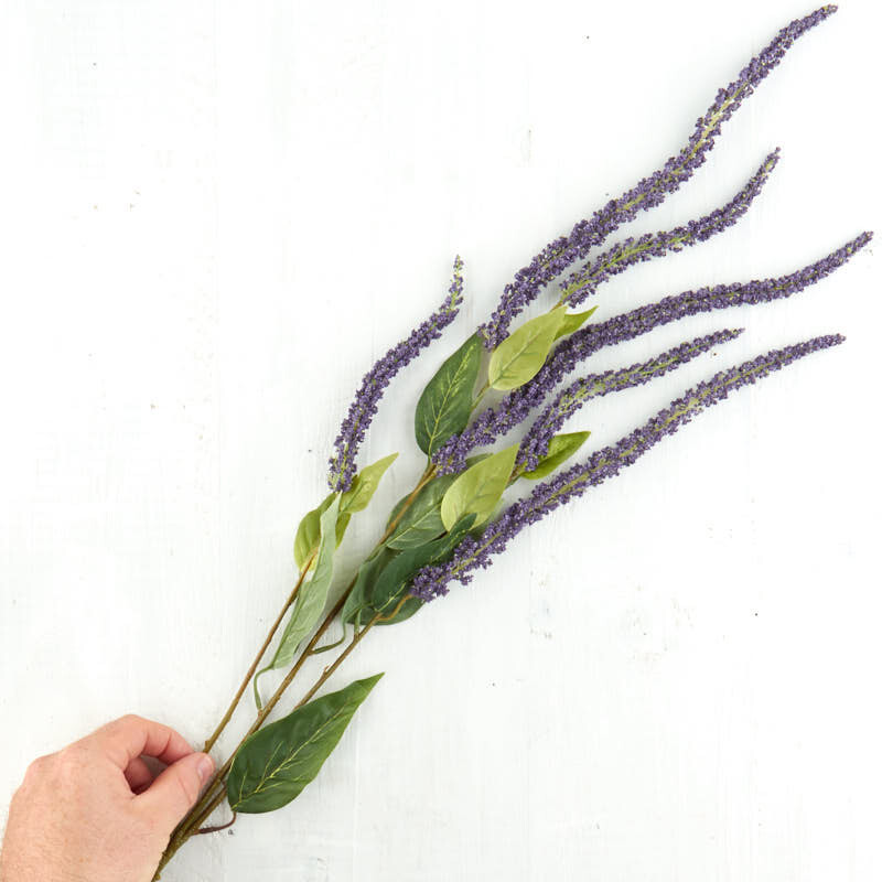 Package of 4 Cascading Purple Artificial 24″ Amaranthus Sprays