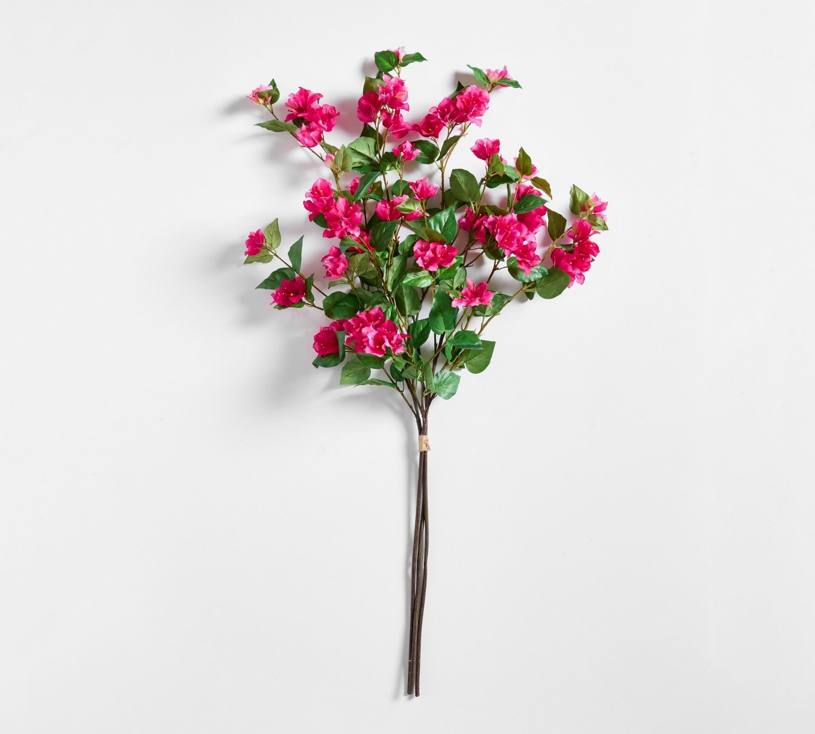 NEW POTTERY BARN Faux Pink Bougainvillea Flowers 48″ Tall Branch Stems Decor NWT