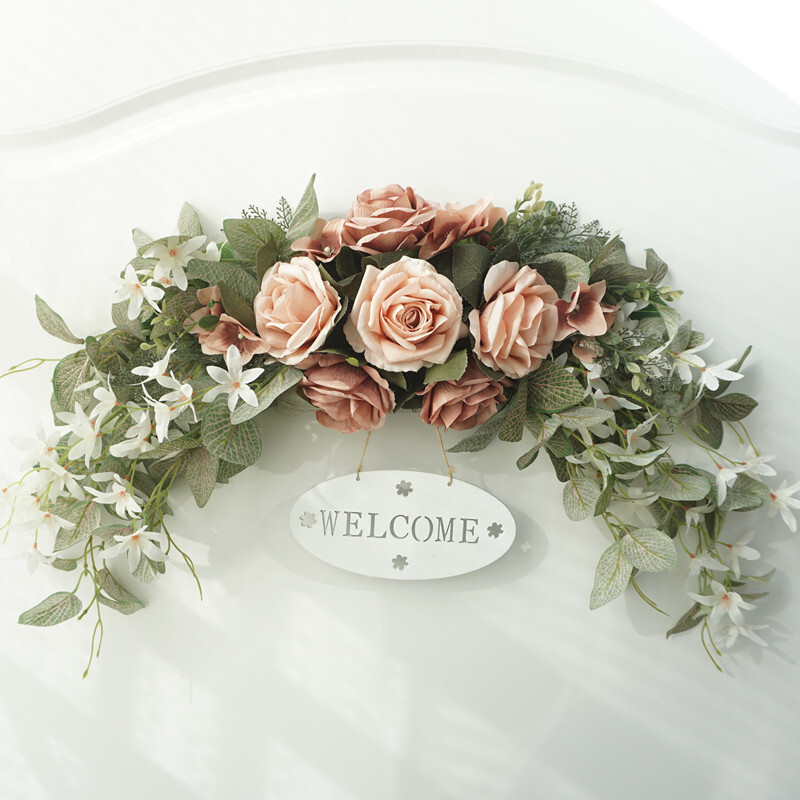 30in Wedding Arch Flowers Artificial Rose Swag for Lintel Decor Party Ornament