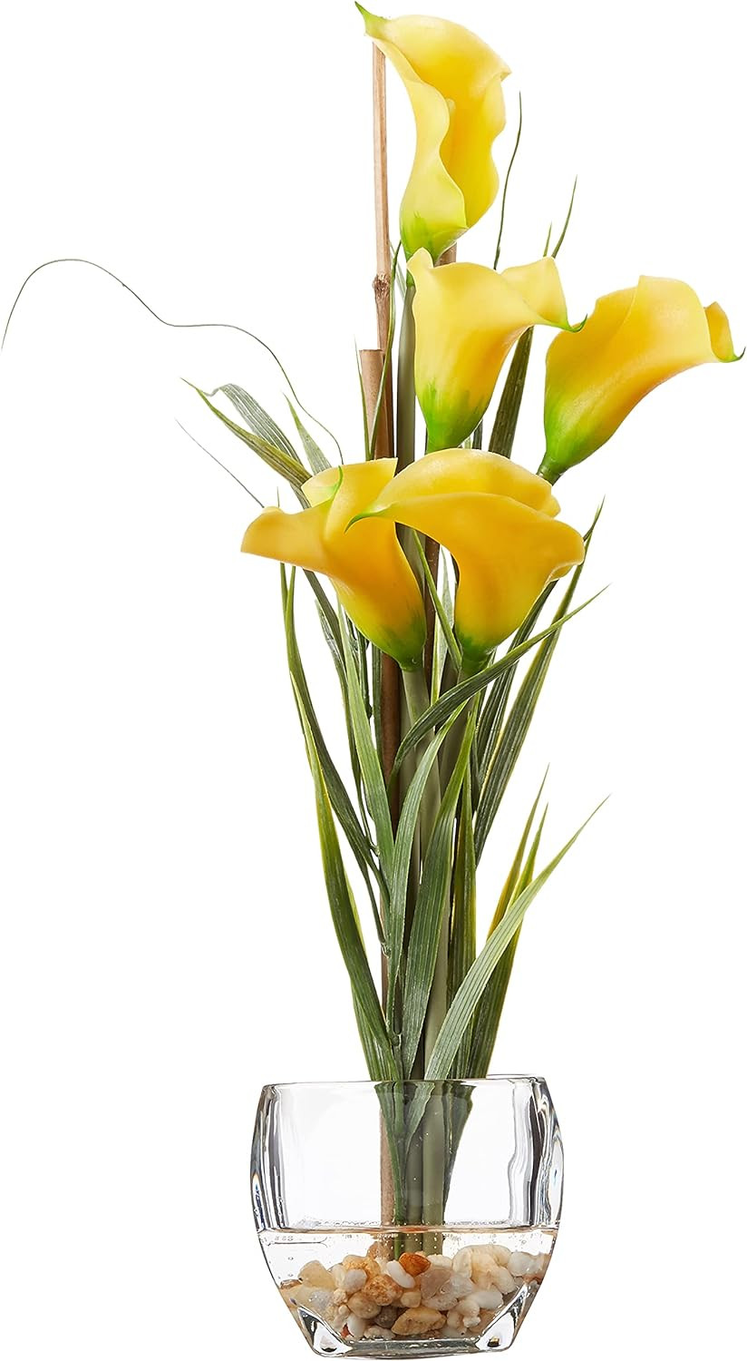 Calla Lily Liquid Illusion Silk Flower Arrangement