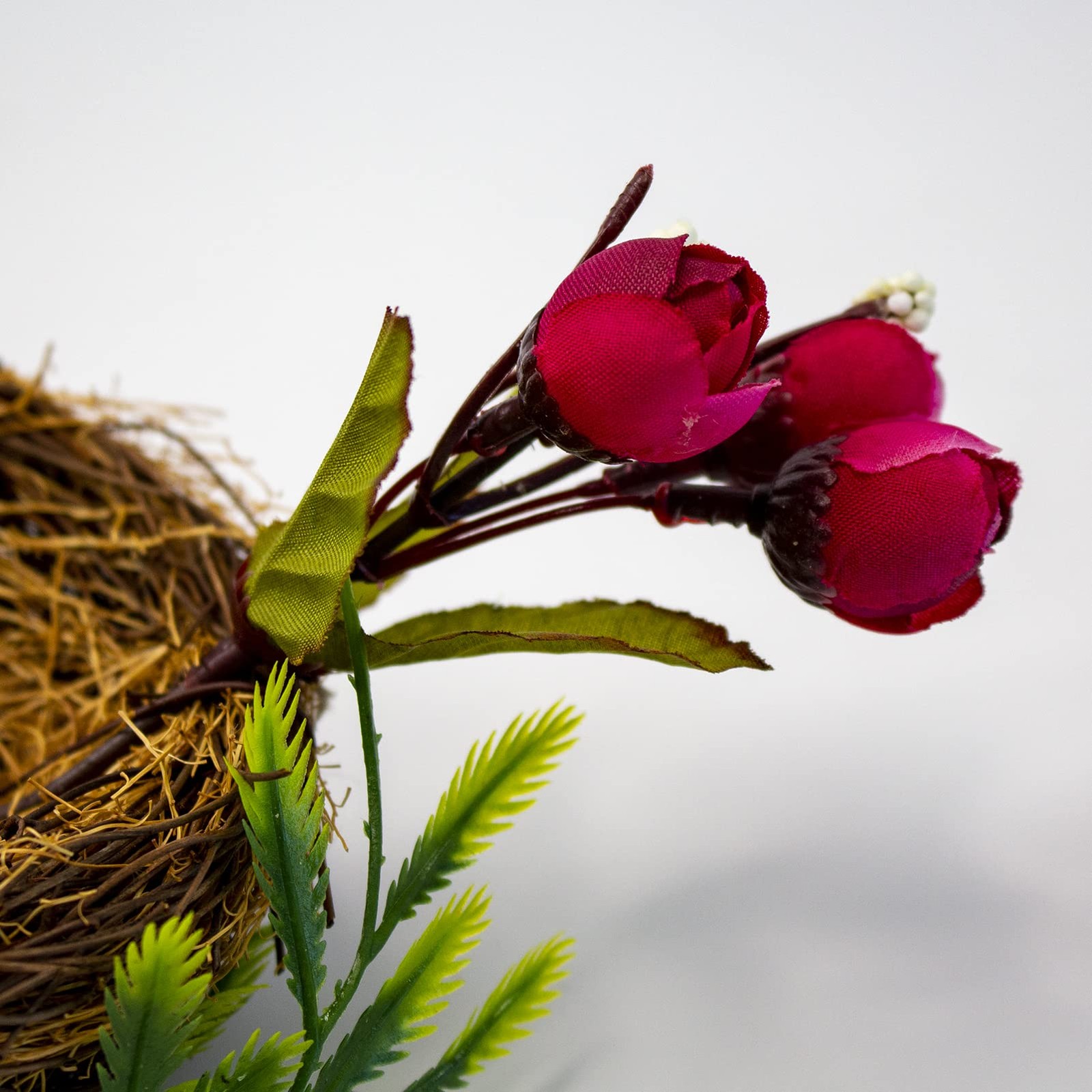 -Easter Artificial Nest Natural Bird Nest Kit Includes Artificial Twig Nest, …
