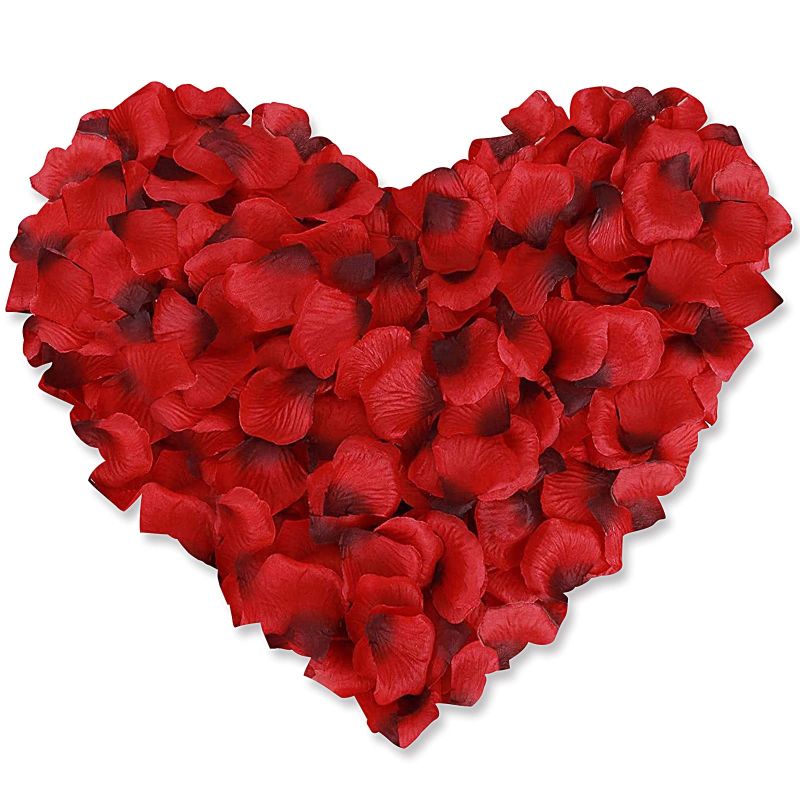 1000PCS Artificial Silk Rose Petals Dark Red Burgundy Wedding Party Decoration